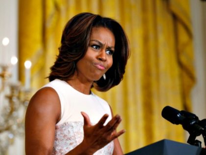 Michelle Obama School Lunch Charles DharapakAP