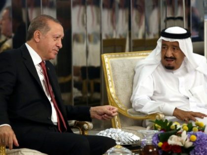 This photo released by Turkey's Presidential Press Service shows President Recep Tayy