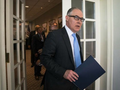 WASHINGTON, DC - SEPTEMBER 26: Environmental Protection Agency Administrator Scott Pruitt