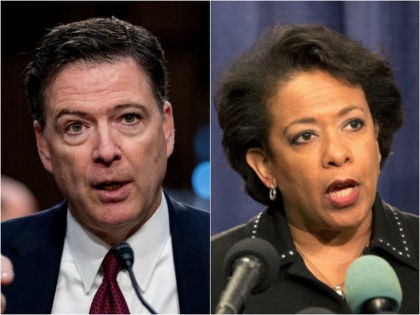 James Comey and Loretta Lynch