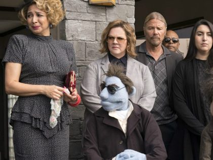 Bill Barretta, Melissa McCarthy, and Maya Rudolph in The Happytime Murders (Black Bear Pic