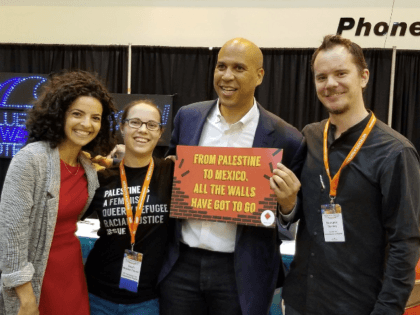 TEL AVIV – New Jersey senator Cory Booker, a possible contender for the 2020 Democratic