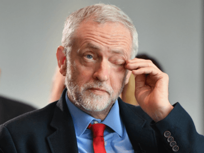Labour Party Leader Jeremy Corbyn attends anti-semitism inquiry findings at Savoy Place, o