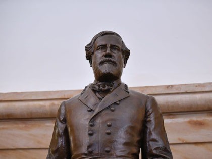 A statue of Robert E. Lee, commander of the Confederate States Army, is seen in the Crypt