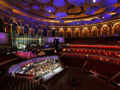 LONDON, ENGLAND - AUGUST 21: Musicians of The West-Eastern Divan youth orchestra, conducte