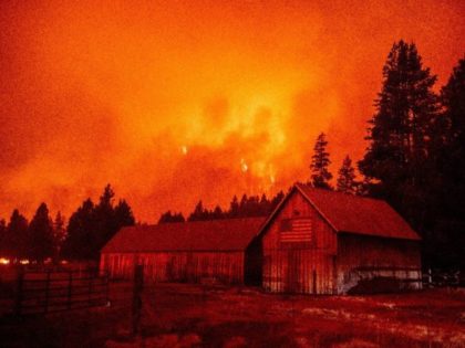 Flames consume multiple homes as the Caldor fire pushes into the Echo Summit area, Califor