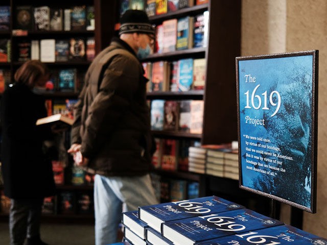 NEW YORK, NEW YORK - NOVEMBER 17: The new book by journalist Nikole Hannah-Jones, "The 161