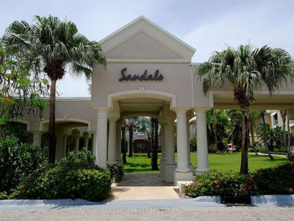 GREAT EXUMA, BAHAMAS - JUNE 04: View of Sandals Emerald Bay Celebrity Golf Weekend on June