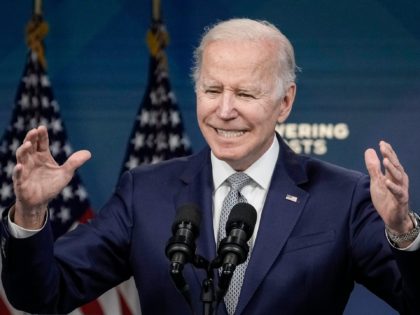 WASHINGTON, DC - MAY 10: U.S. President Joe Biden speaks about inflation and the economy i