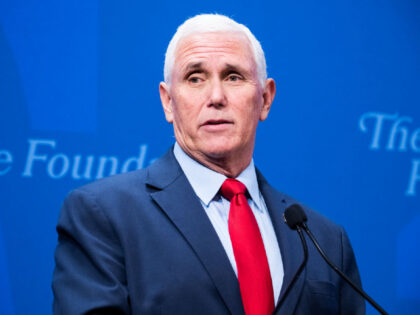 UNITED STATES - OCTOBER 19: Former Vice President Mike Pence delivers a speech at The Heri