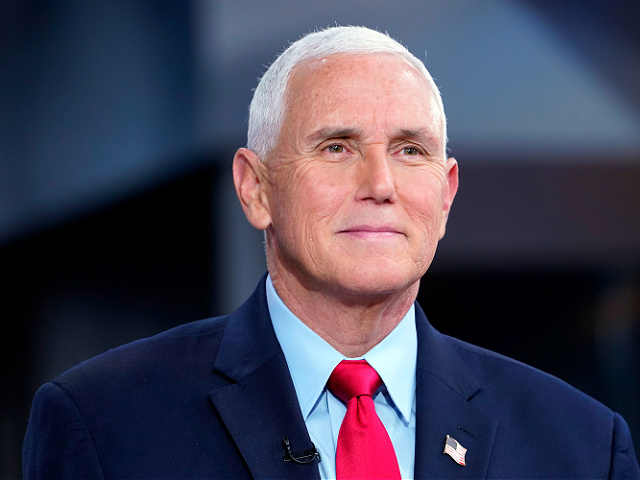 NEW YORK, NEW YORK - NOVEMBER 16: Former Vice President Mike Pence visits "Fox & Friends" at Fox News Channel studios on November 16, 2022 in New York City. (Photo by John Lamparski/Getty Images)