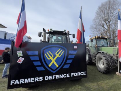 THE HAGUE, NETHERLANDS - MARCH 11: Farmers gather at Zuider Park to protest against the go