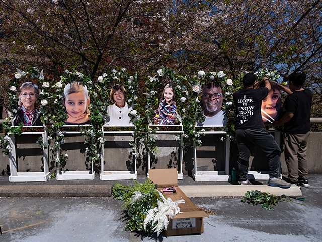 Pictures of the victims killed in a mass shooting on Monday at The Covenant School are fix