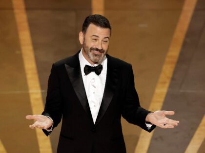 HOLLYWOOD, CALIFORNIA - MARCH 12: Host Jimmy Kimmel speaks onstage during the 95th Annual