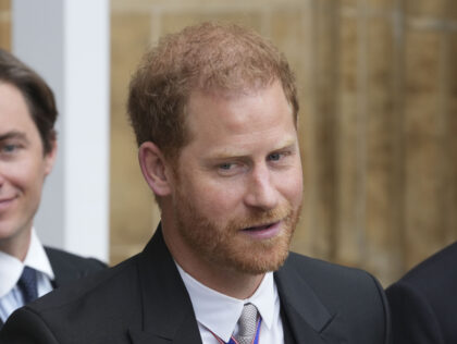 LONDON, ENGLAND - MAY 06: Prince Harry, Duke of Sussex attends the Coronation of King Char