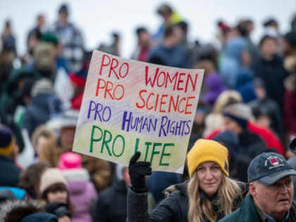 St Paul, Minnesota, Annual Pro life abortion rally. The 2023 MCCL March for Life takes an