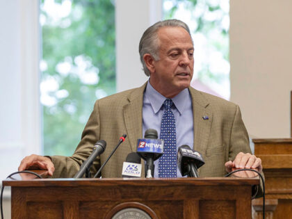 Nevada Gov. Joe Lombardo speaks at the old Assembly Chambers in Carson City, Nev., Tuesday