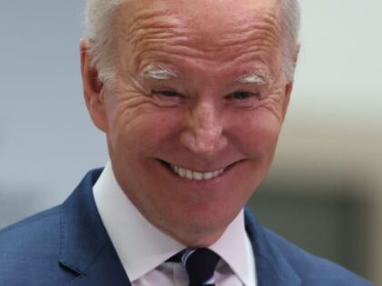 US President Joe Biden arrives to deliver his keynote speech at Ulster University in Belfa