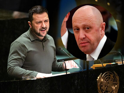 President of Ukraine Volodymyr Zelensky addresses the 78th session of the United Nations G