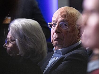 14 January 2024, Switzerland, Davos: Klaus Schwab, founder of the World Economic Forum (WE