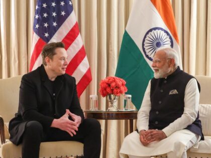 Elon Musk and Indian Prime Minister Narendra Modi