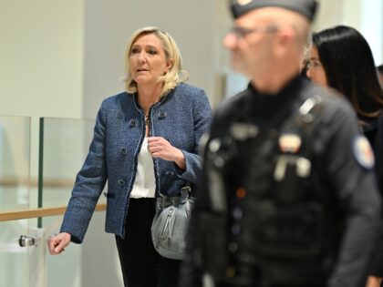 PARIS, FRANCE - MARCH 31: Marine Le Pen, the leader of the parliamentary group of the far-