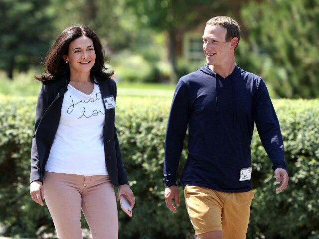 Facebook brain trust Mark Zuckerberg and Sheryl Sandberg