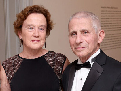 Christine Grady and Anthony Fauci attend the 2022 Portrait Of A Nation Gala on November 12