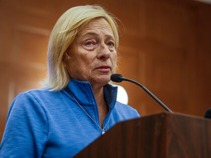 Maine Governor Janet Mills addresses the press after the discovery of Robert Card earlier
