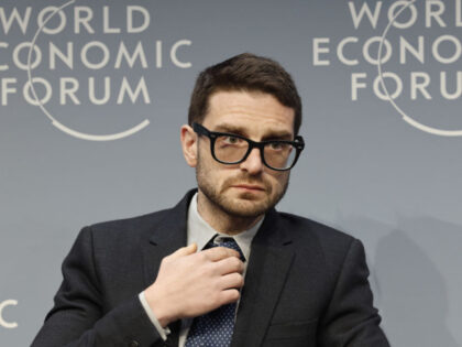 Alex Soros, chairman of Open Society Foundations, during a panel session on the closing da