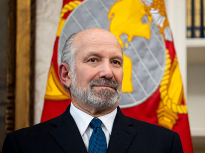 Howard Lutnick, US commerce secretary, in the Oval Office of the White House in Washington