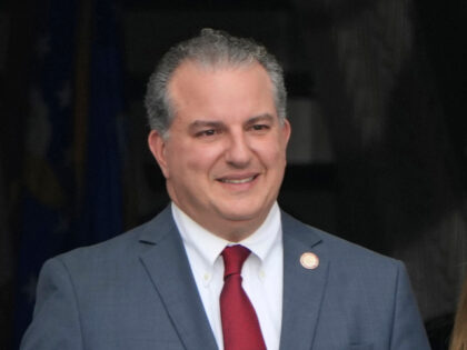 Florida's Chief Financial Officer Jimmy Patronis and his wife Katie arrive for the in