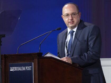 NEW YORK, NEW YORK - JUNE 03: Editor-in-Chief of The Jerusalem Post Zvika Klein speaks dur