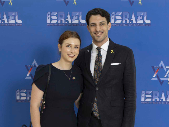 This undated handout photo provided by the embassy of Israel in the U.S. shows staff membe