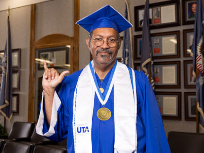 At 60, @USNavy veteran John Shirley has overcome hardship and challenges to earn his BBA i